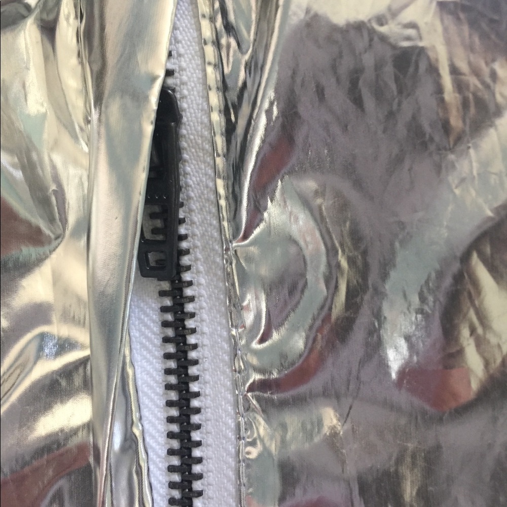 1LEFT☘️NEW BLANK NYC METALLIC JACKET - Picture 7 of 8